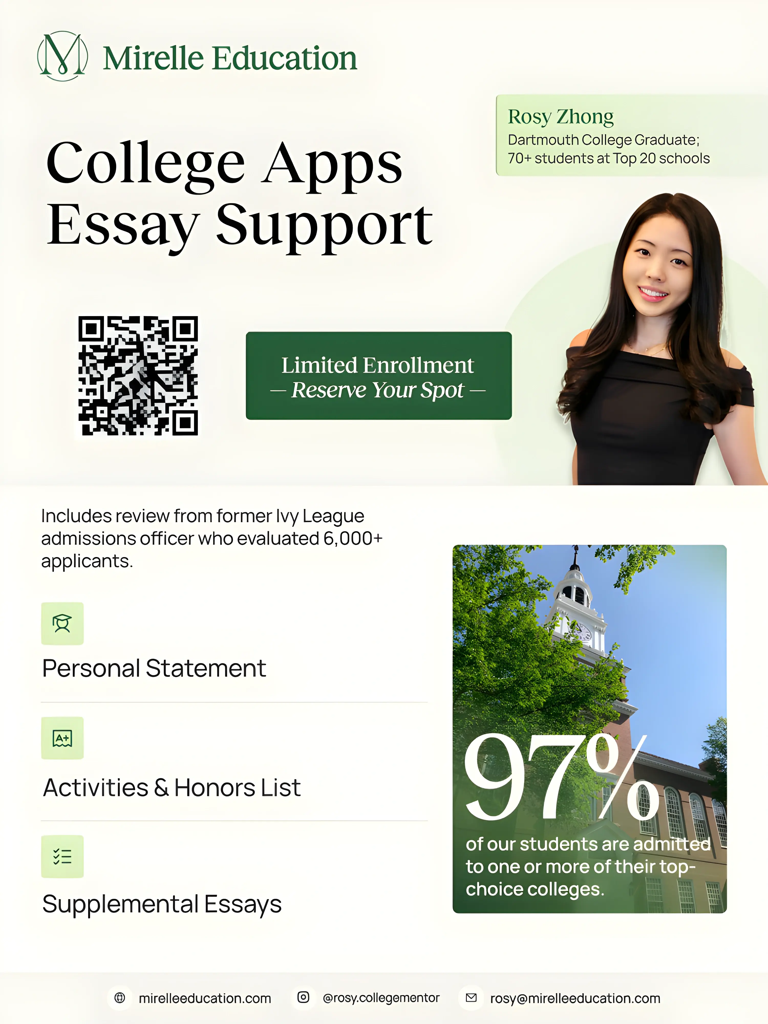 Mirelle Education ad